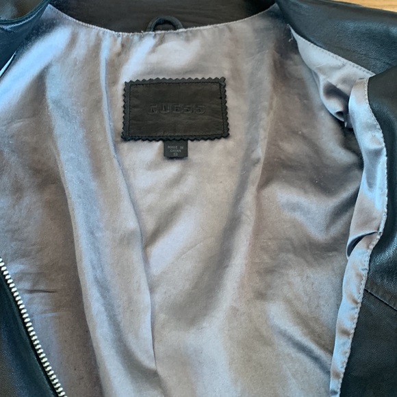 GUESS Genuine Leather Jacket - Picture 6 of 9